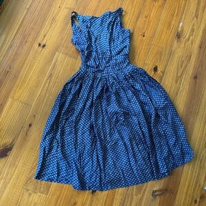 Handmade vintage dress-1950’s silk
